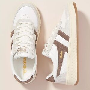 Gola GrandSlam Reptile Sneakers Tan Animal Skin Size 8